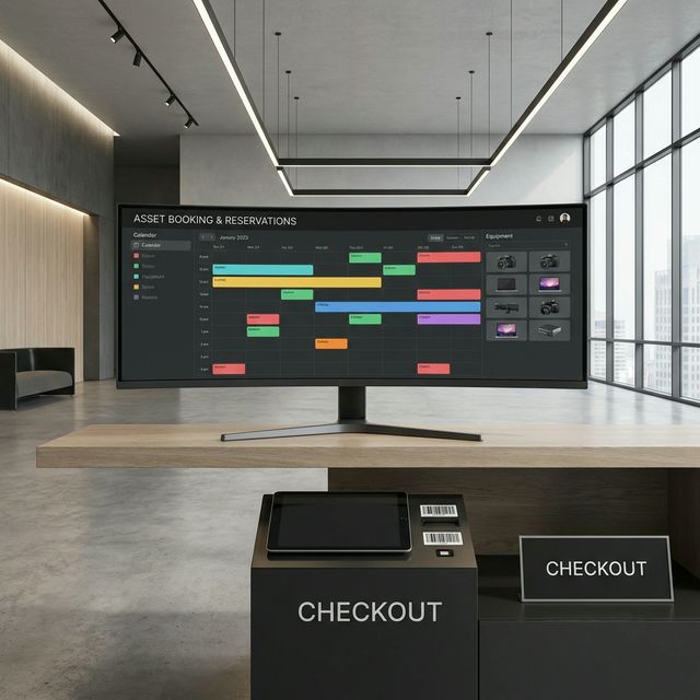 Calendar & Reservations Interface Mockup